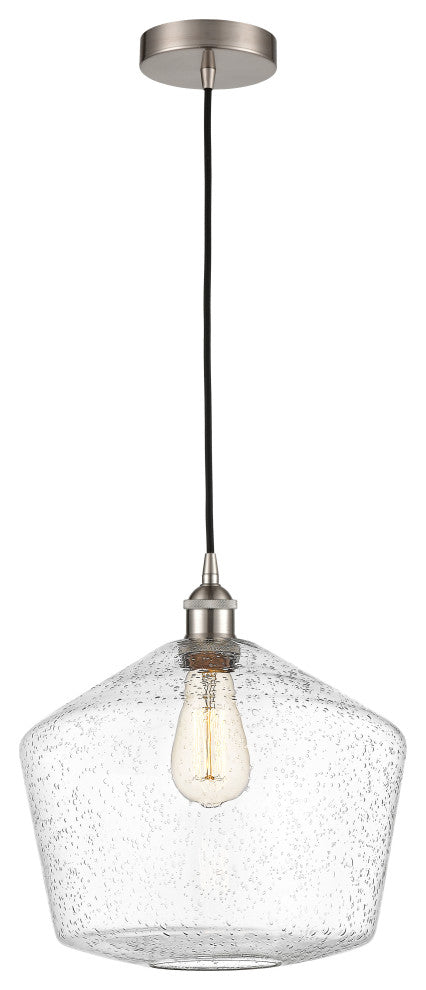 Innovations 616-1P-SN-G654-12-LED 1-Light Mini Pendant, Brushed Satin Nickel
