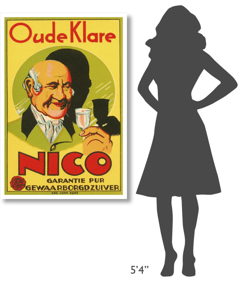 "Oude Klare Nico" Digital Paper Print by Retrolabel, 31"x46"