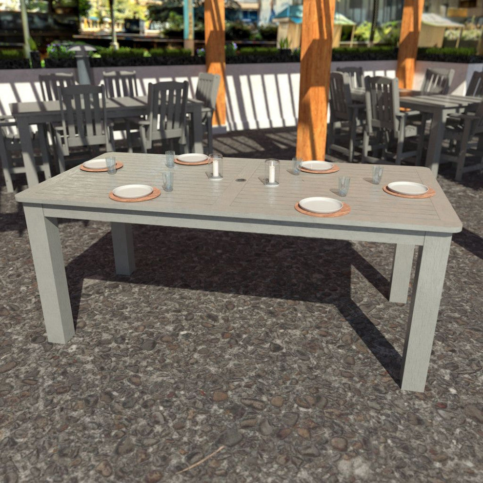 Rectangular 42x84 Counter Table, Weathered Acorn, Coastal Teak