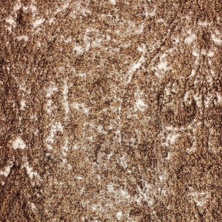 Chestnut Crush Brown Luxury Throw Pillow, 18"x18"