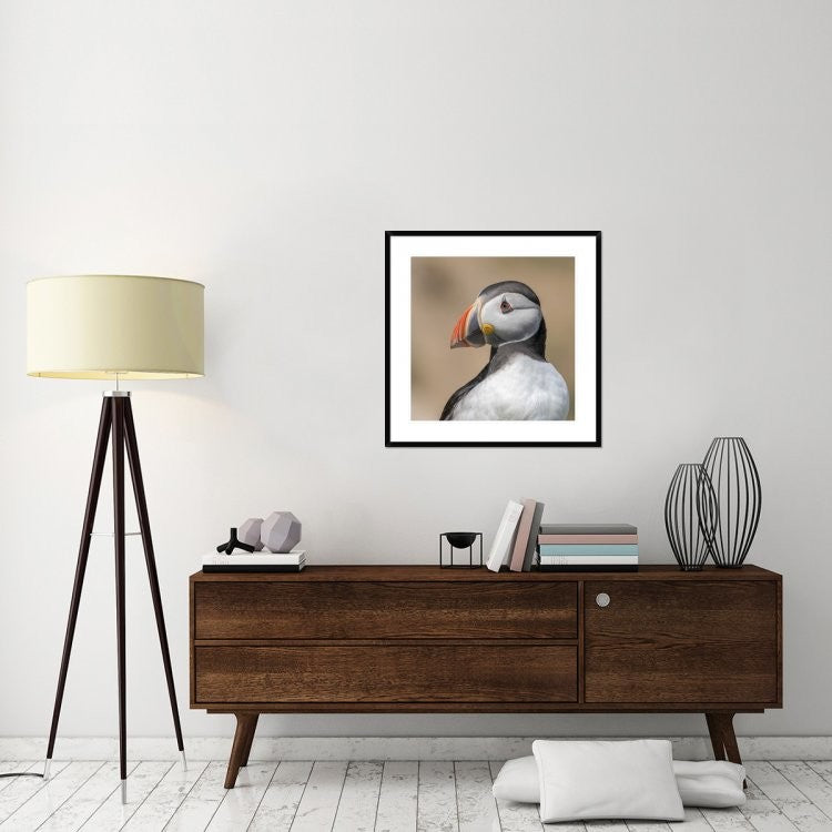 "Portrait" Framed Digital Print by Piotr Galus, 32"x32"