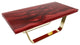 Modern Bubbles Coffee Table, Red, W: 31.5"?, 80cm X L: 63.0"?, 160cm