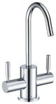 Point Of Use Instant Hot/Cold Water Drinking Faucet With Gooseneck Swivel Spout