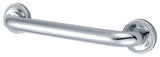 Kingston Brass 12" Decorative 1-1/4" OD Grab Bar, Polished Chrome