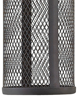 Hinkley Aria Medium Wall Mount Lantern, Black