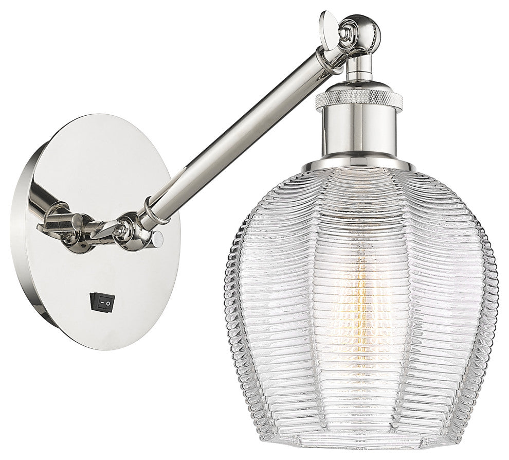 Innovations 317-1W-PN-G462-6-LED 1-Light Sconce, Polished Nickel