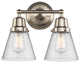 Innovations 623-2W-SN-G64 2-Light Bath Vanity Light, Brushed Satin Nickel