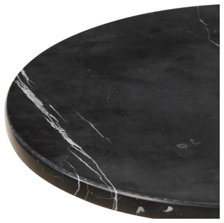 Close-up of the marble edge on a white background.