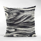 Plutus Black White Galaxy Faux Fur Throw Pillow, Black White, 20" x 36" King