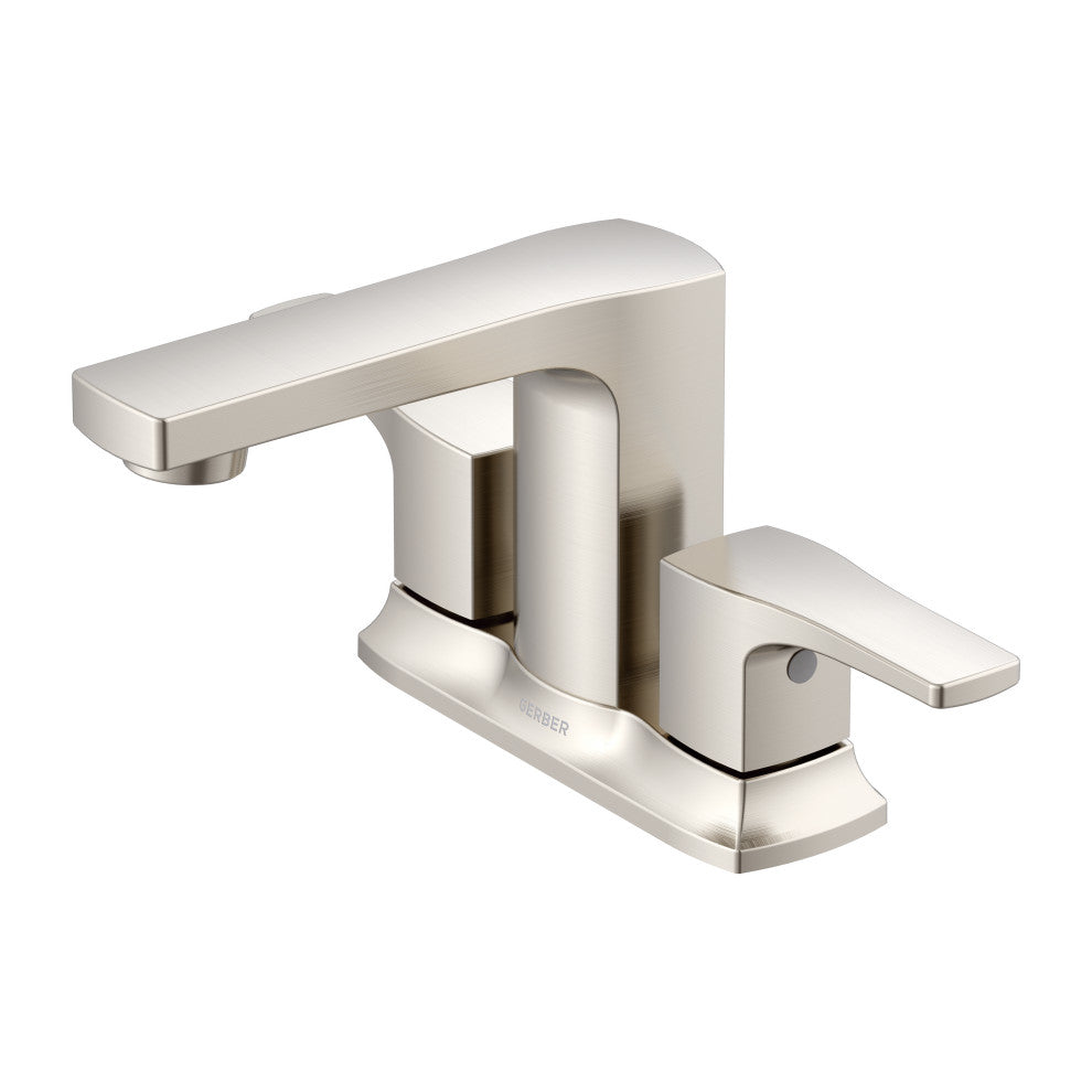 Tribune 2H Centerset Bath Faucet, 50/50 Pop-Up Drain 1.2gpm, Brushed Nickel