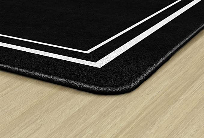 Flagship Carpets CA2006-44SG Simply Stylish Black/White Border