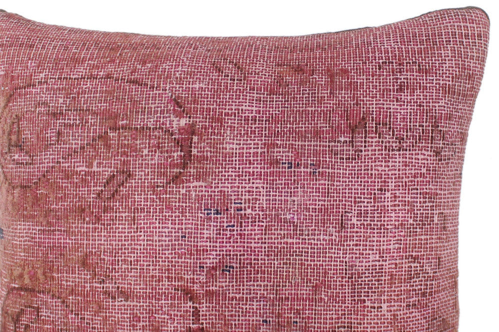 Shabby Chic Greig Vintage Distressed Handmade Rug Pillow