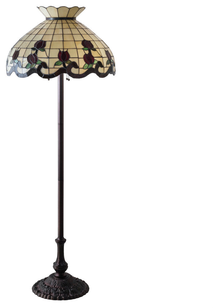 62 High Roseborder Floor Lamp