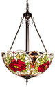 Meyda Lighting 232775 20" Wide Renaissance Rose Inverted Pendant
