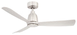 Fanimation FPD8547 Kute 44" 3 Blade Outdoor Ceiling Fan - Brushed Nickel