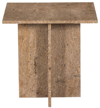 Verona End Table, Beige