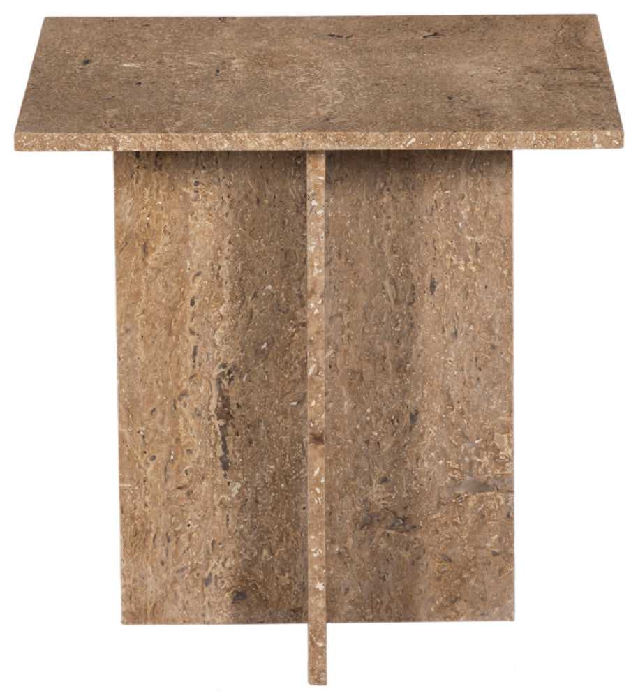Verona End Table, Beige