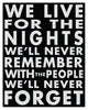 Why We Live Wall Art, Canvas