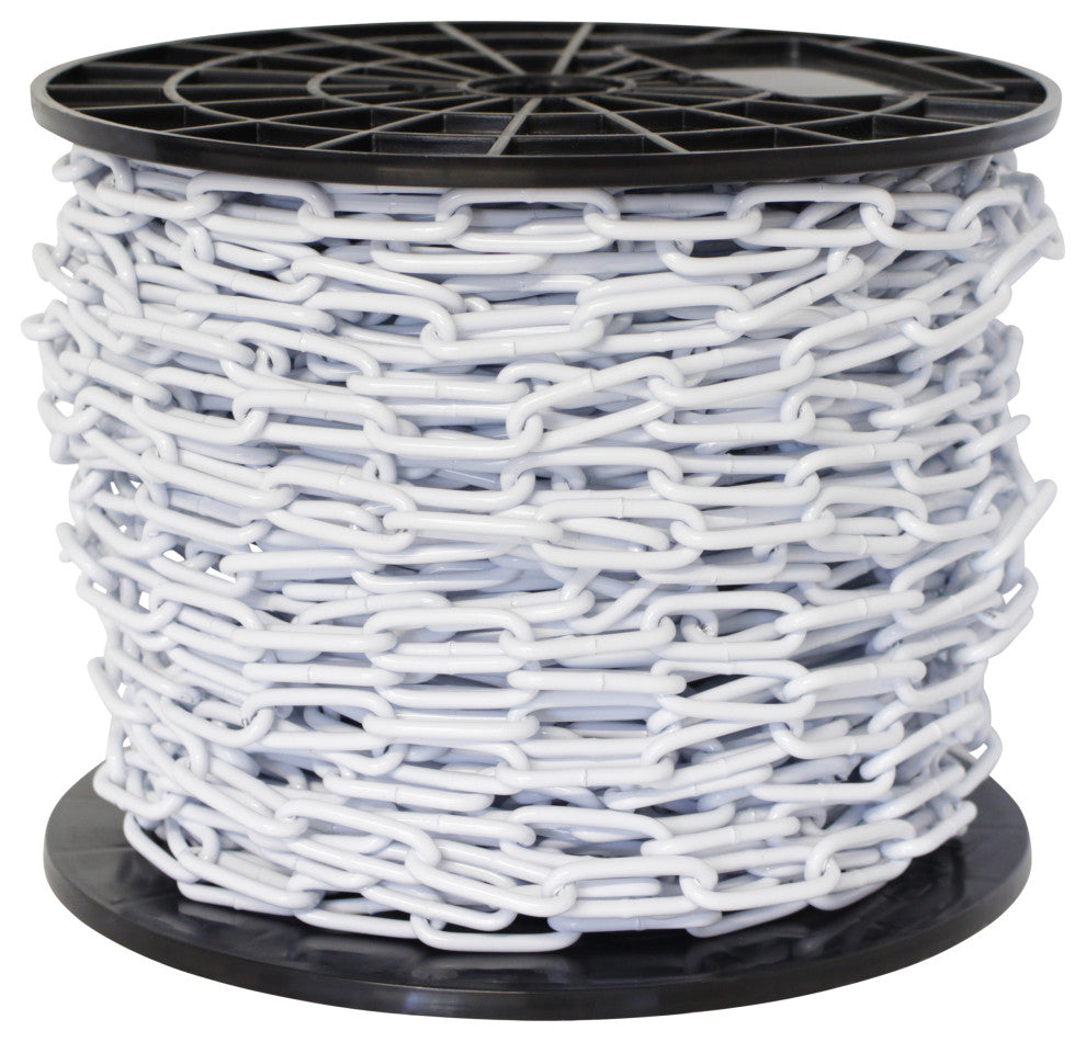RCH Hardware Steel Standard Link Chandelier Chain, 72 Reel, White, W32