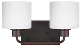 Canfield 2-Light Wall / Bath, Bronze