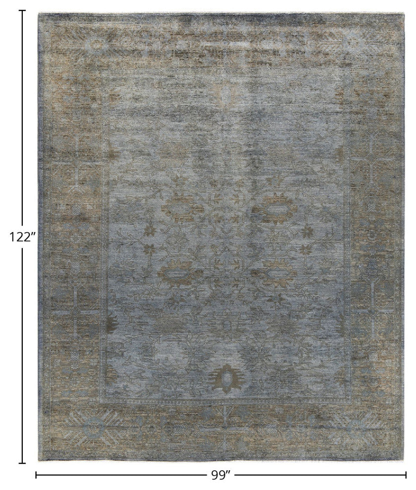 Vibrance, One-of-a-Kind Hand-Knotted Area Rug Gray, 8'3"x10'2"