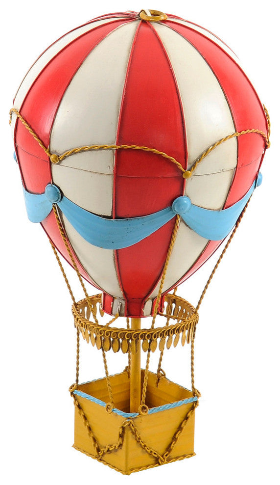 Vintage Hot Air Balloon Iron Vintage Model