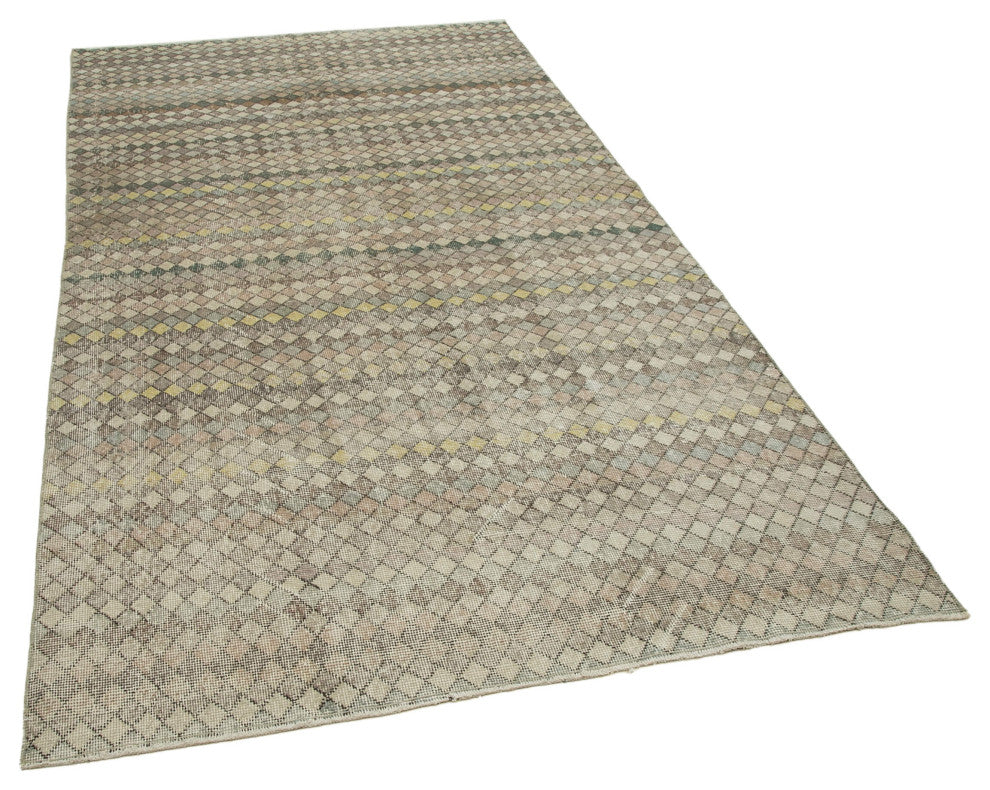 Rug N Carpet - Hand-knotted Turkish 4' 8'' x 8' 10'' Vintage Area Rug