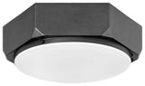 Hinkley Hex Medium Flush Mount, Brushed Graphite