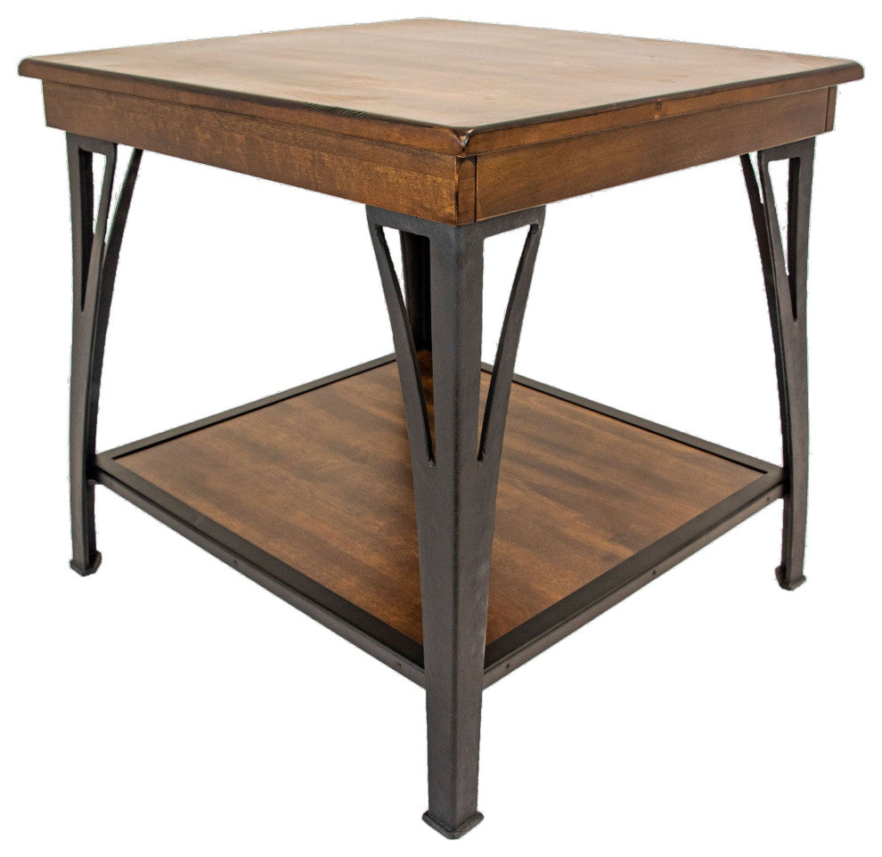 The District 24" Wide End Table, Copper