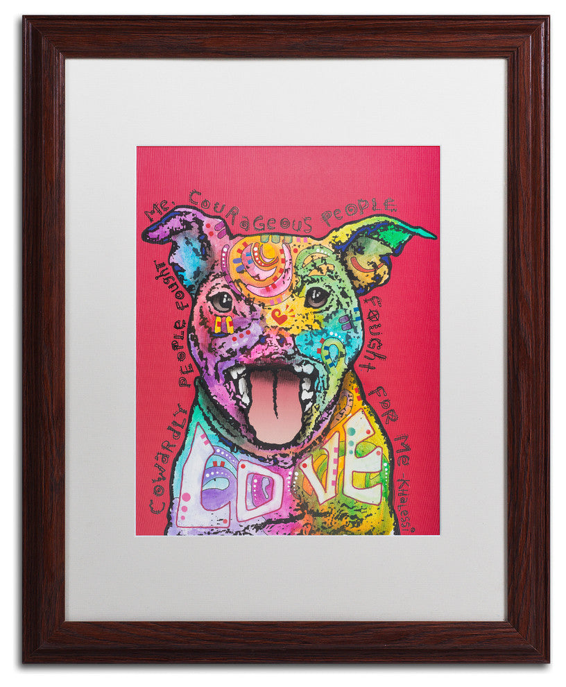 Dean Russo 'Khalessi' Matted Framed Art, Wood Frame, White Mat, 20x16