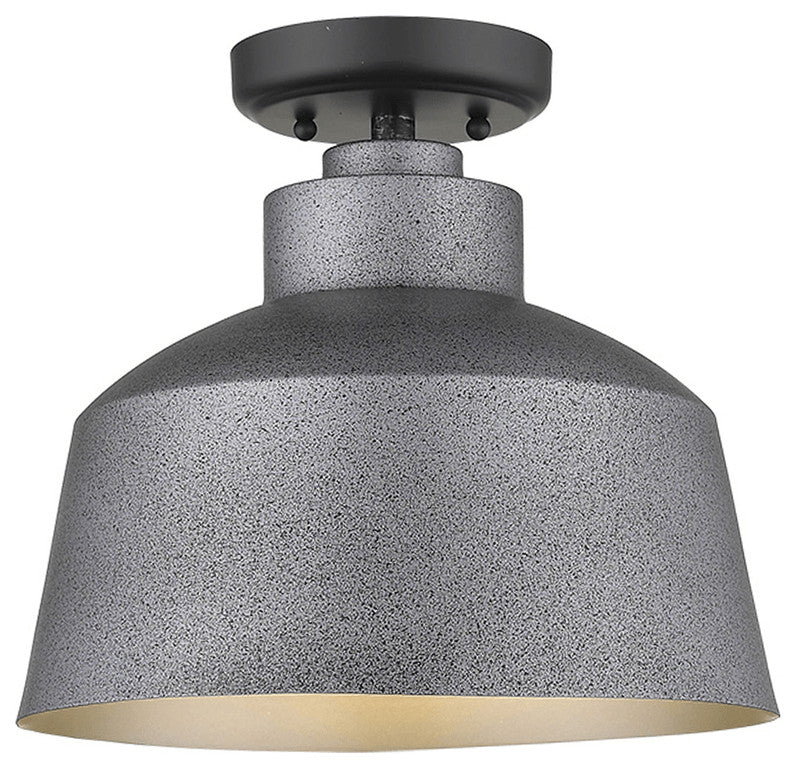Barnes 1-Light Gray Convertible Pendant