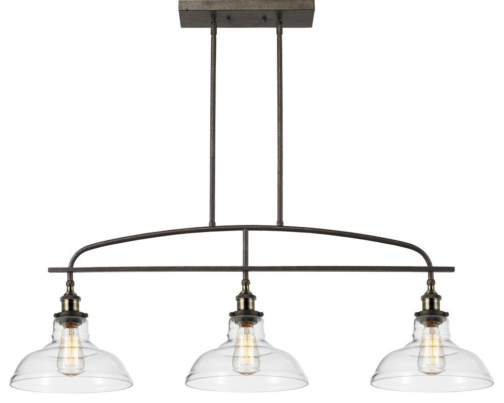 Felix 3-Light Kitchen Island Pendant