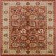 Ahgly Company Indoor Square Mid-Century Modern Area Rugs, 5' Square