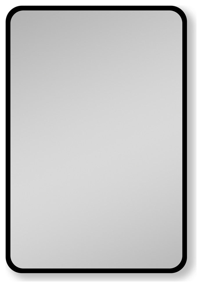 Rectangular Framed Surface/Recessed Mount Mirrored Medicine Cabinet with Shelves