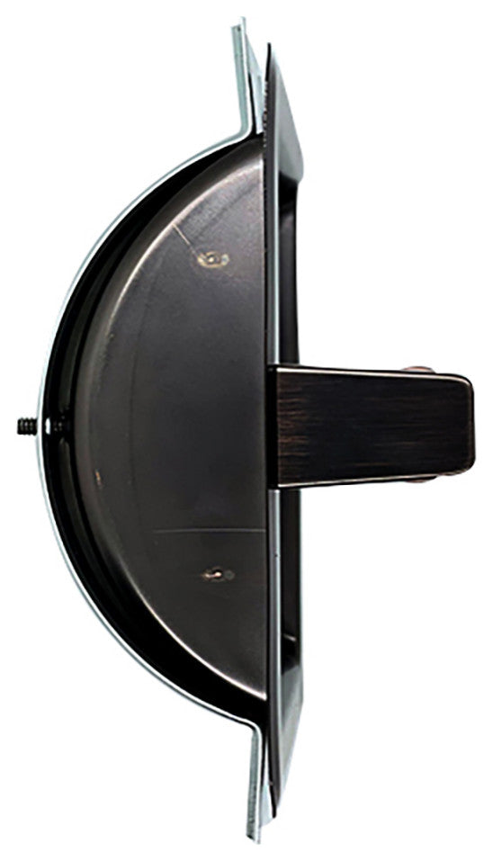 Arista Recessed Toilet Paper Holder with Galvanized Mounting Plate, Oil Rubbed Bronze