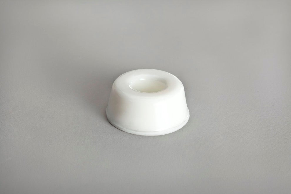 Recessed Adhesive Rubber Door Stops-BS17 .880"x.400"-72pcs, White