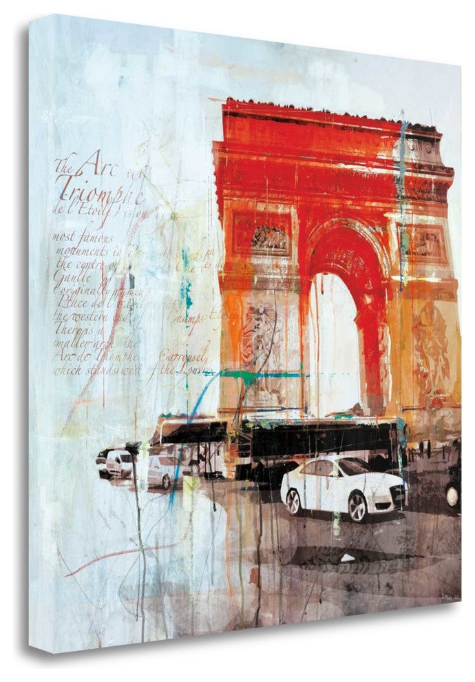 "The City Of Light II" By Markus Haub, Giclee Print on Gallery Wrap Canvas
