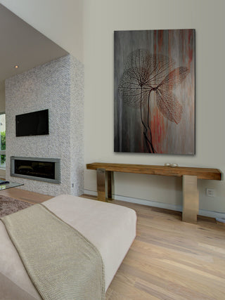 "Sea Tree" UV Ink Print on Brushed  Aluminum, 40"x60"