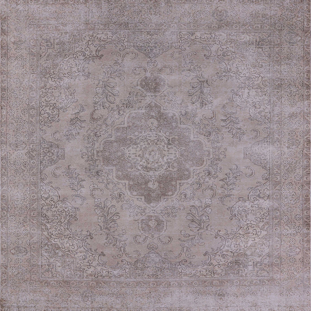 Ahgly Company Indoor Square Mid-Century Modern Area Rugs, 8' Square