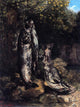Gustave Courbet Still Life With Three Trout from the Loue River Wall Decal