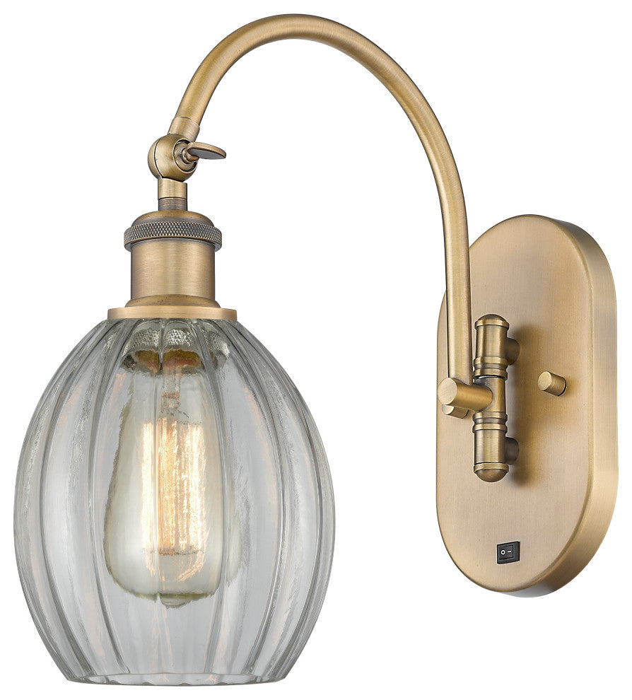 Innovations 518-1W-BB-G82 1-Light Sconce, Brushed Brass