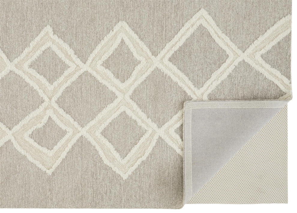 Weave & Wander Elika Brown 9'x12' Hand Tufted Area Rug