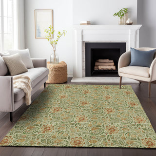 Premium Machine Washable Mayfield AMF660 Aloe 8' x 10' Rug