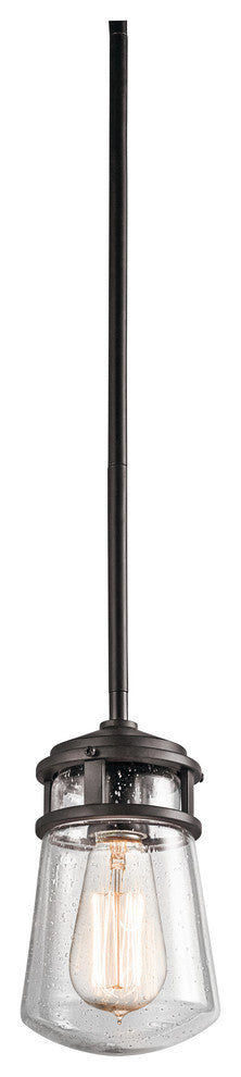 Outdoor Pendant 1-Light, Architectural Bronze