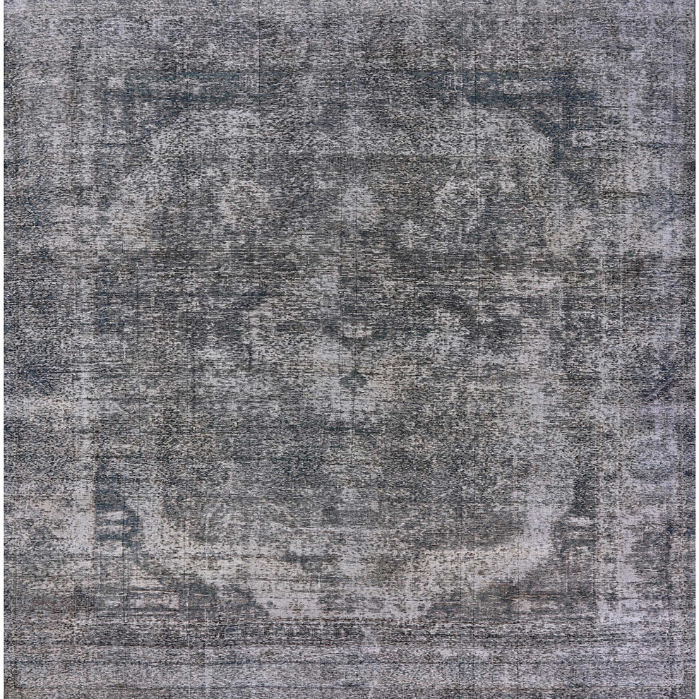 Ahgly Company Indoor Square Mid-Century Modern Area Rugs, 5' Square