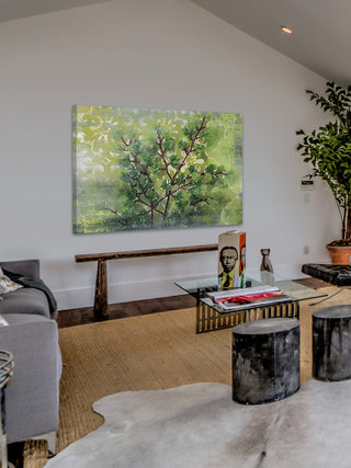 "Green Sensation I" Print on Canvas by Irena Orlov