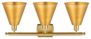 Ballston Cone Bath Vanity Light, Satin Gold, Satin Gold