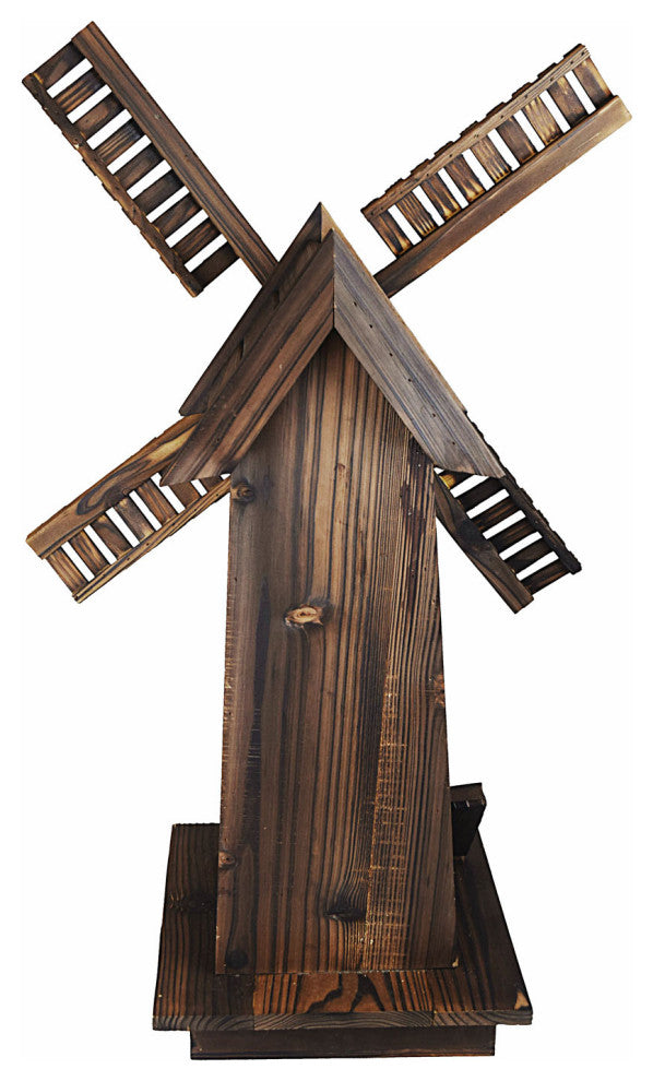 Classic Old-Fashioned Wooden Dutch Windmill