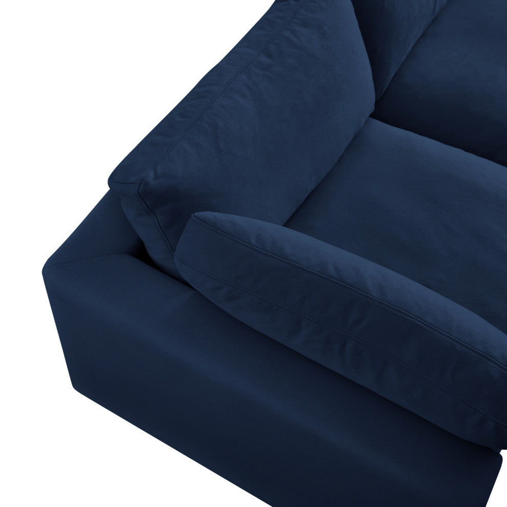 Rustic Manor Aranza Sofas Upholstered, Linen, Navy
