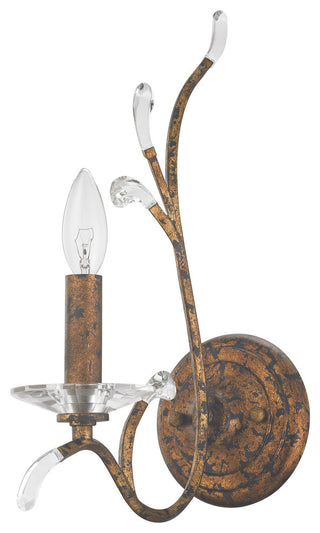 Serafina Wall Sconce, Hand Applied Venetian Golden Bronze